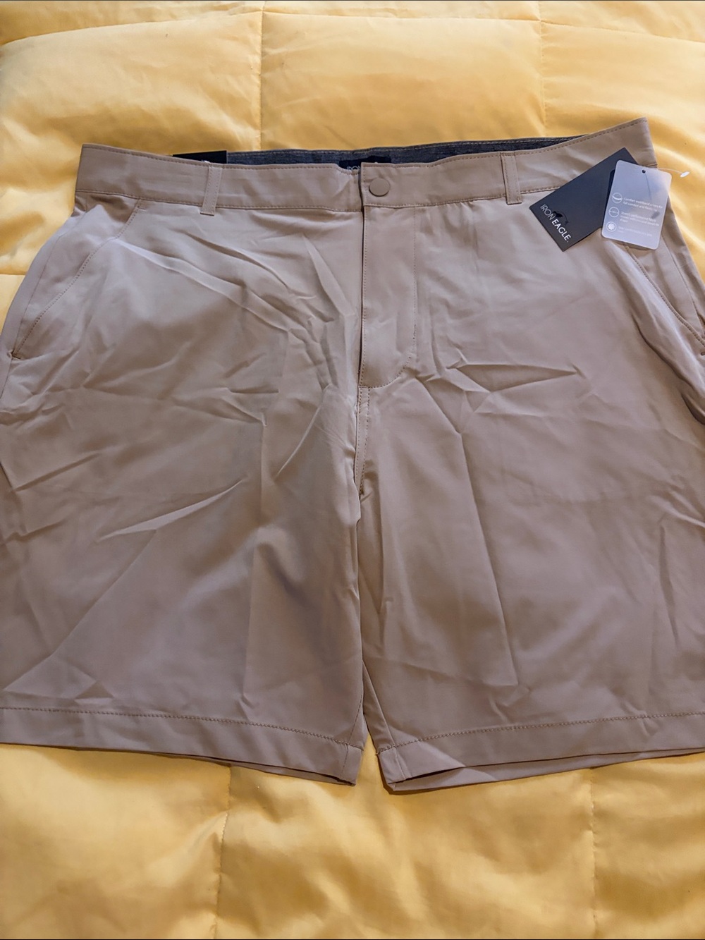 Men's Iron Eagle Performance Chino Shorts - Khaki